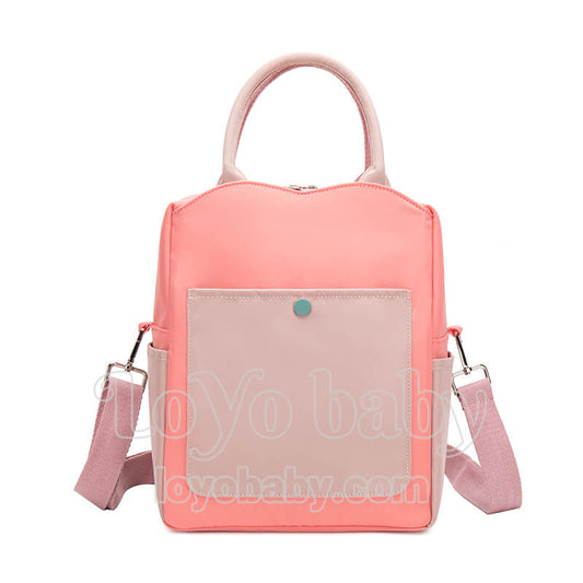 stylish insulated vertical red lunch tote bag for womens for work