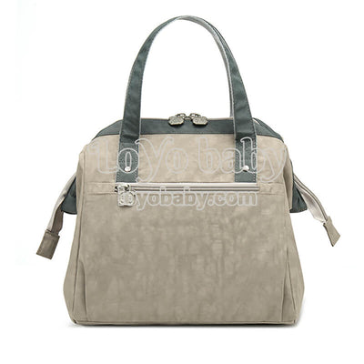 chic insulated gray lunch tote for women to work