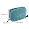 dimensions of minimalist toiletry travel bag for men and women