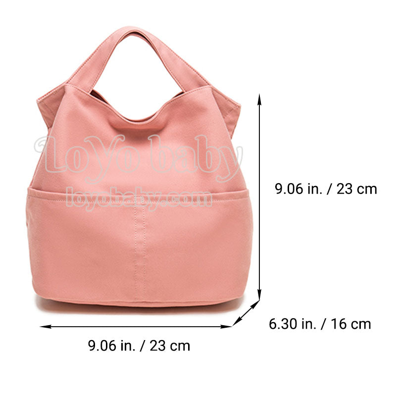 fashionable insulated canvas lunch tote bag for adults to work dimensions