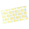 neutral thin baby boys and girls diaper changing pad covers fit flat and contoured changing pad with hole in middle pineapple pattern