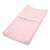 pink plush neutral thin cotton changing table pad cover for boys and girls flat and contoured with holes in middle