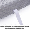 plush diaper changing pad covers set fit flat and contour changing pad with holes for straps