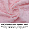 plush diaper changing pad covers set fit flat and contourd changing pad soft for baby boys and girls