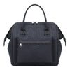 stylish large black lunch tote for women