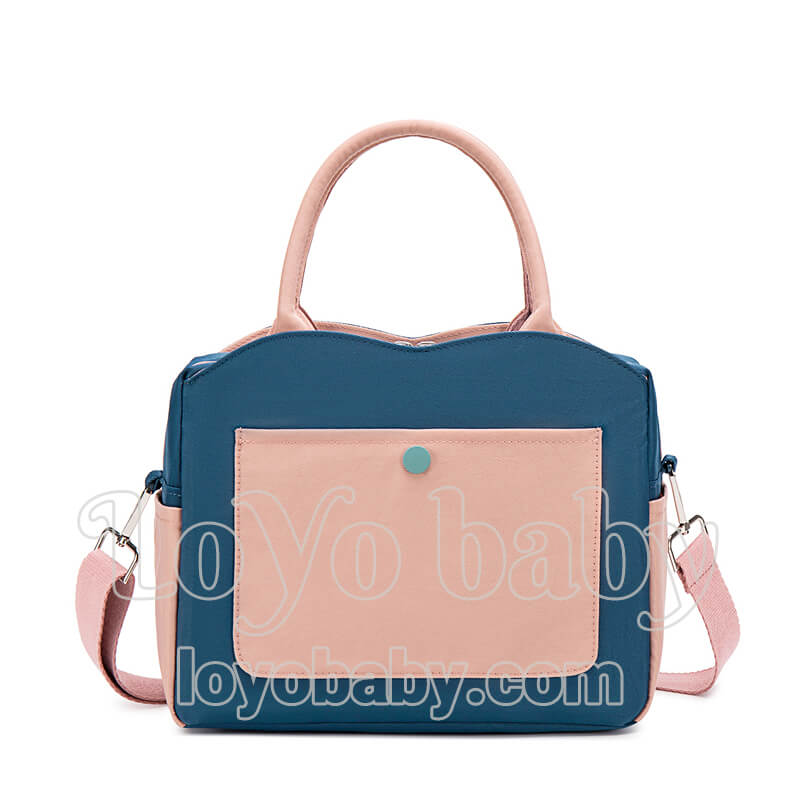stylish navy insulated lunch tote bag for womens to work