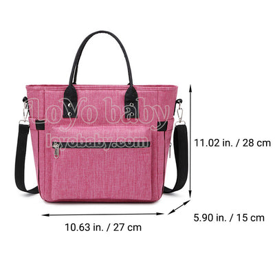 stylish women crossbody insulated lunch tote bag dimensions